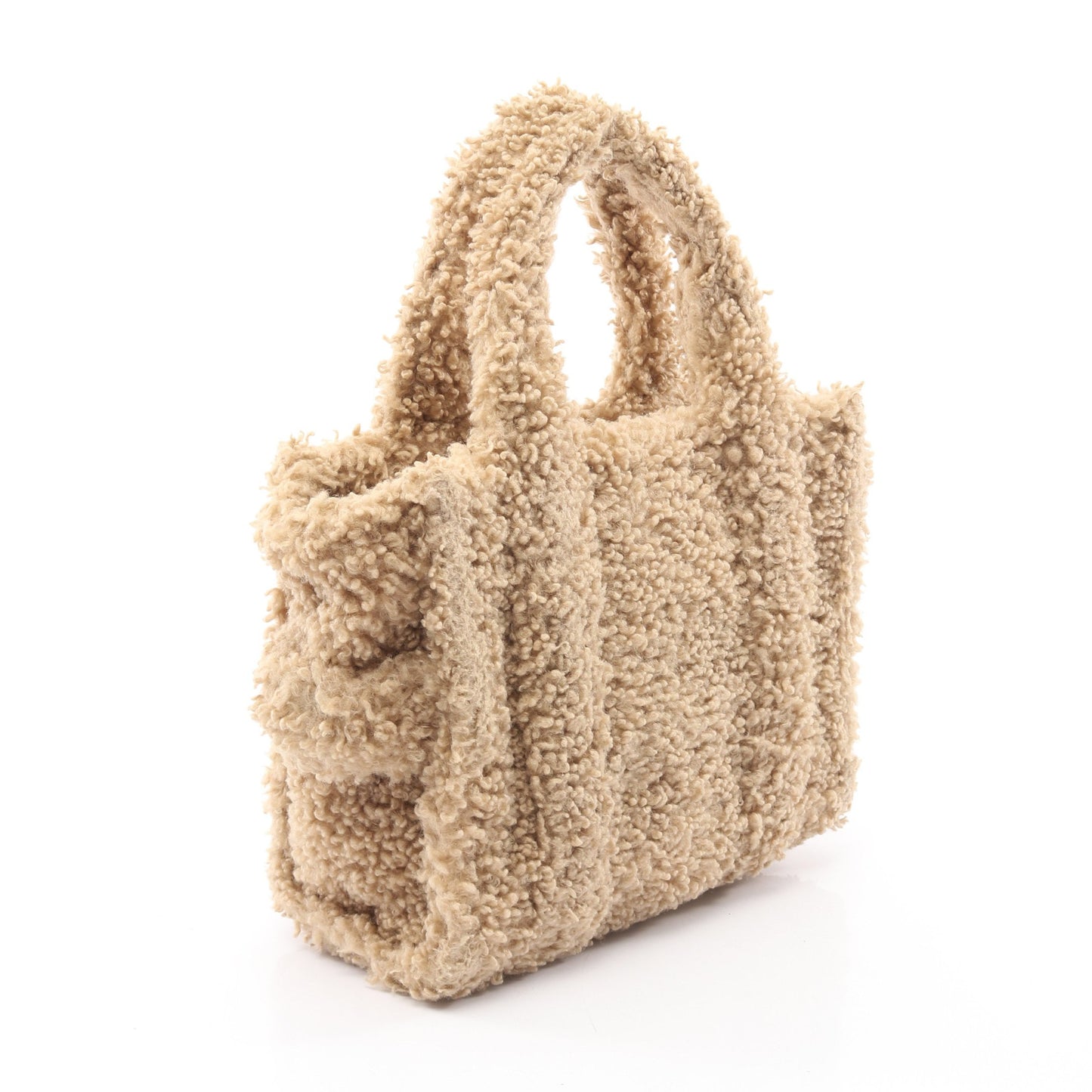 ザ テディ ミニ ハンドバッグ トートバッグ フェイクシアリング グレーベージュ 2WAY マークジェイコブス バッグ MARC JACOBS