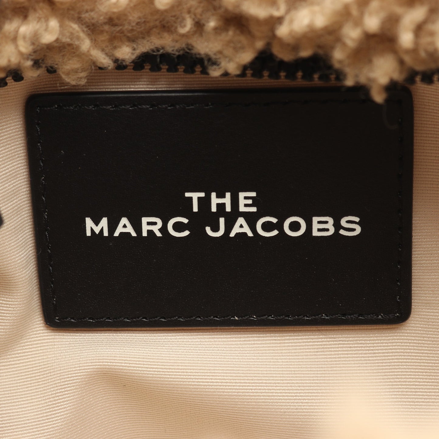 ザ テディ ミニ ハンドバッグ トートバッグ フェイクシアリング グレーベージュ 2WAY マークジェイコブス バッグ MARC JACOBS