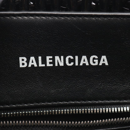 BISTRO XS ビストロ バスケットバッグ ハンドバッグ トートバッグ エナメル ブラック 2WAY バレンシアガ バッグ BALENCIAGA