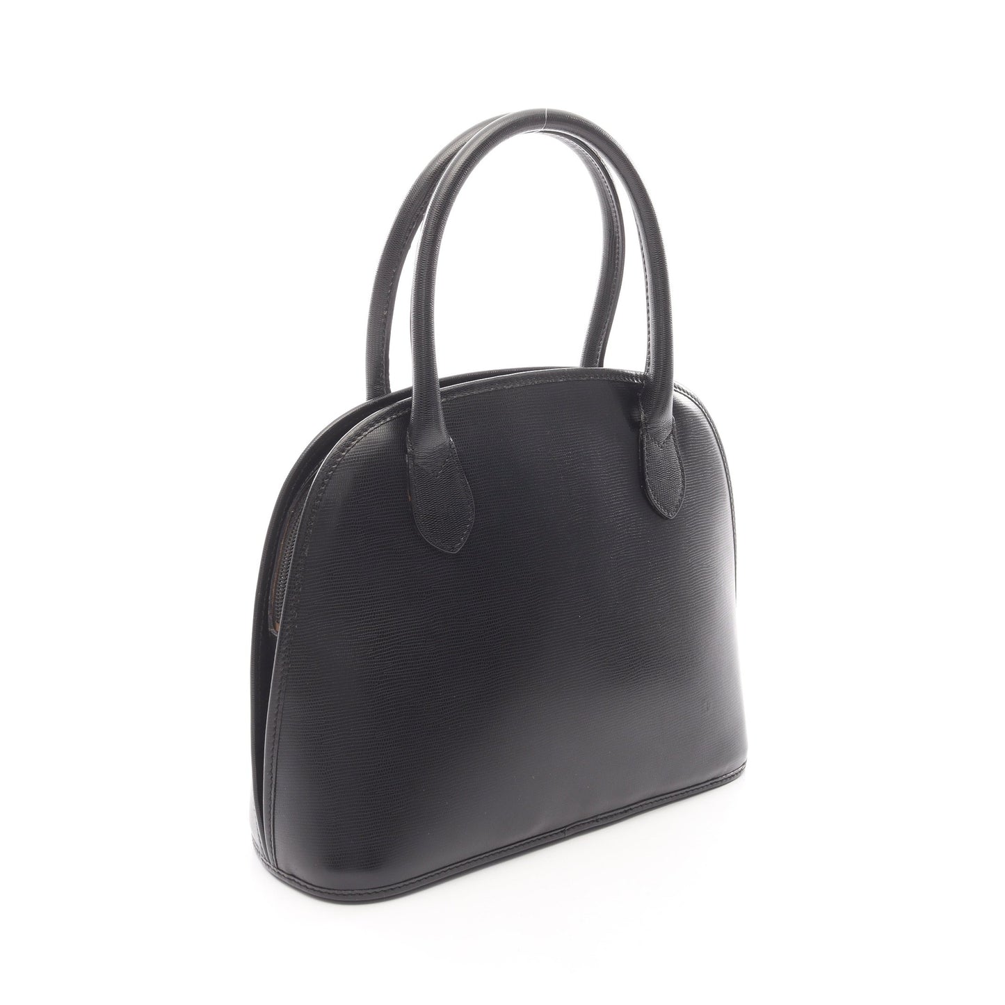 サークルロゴ ハンドバッグ レザー ブラック セリーヌ バッグ CELINE