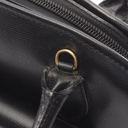 サークルロゴ ハンドバッグ レザー ブラック セリーヌ バッグ CELINE