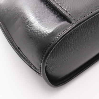 サークルロゴ ハンドバッグ レザー ブラック セリーヌ バッグ CELINE