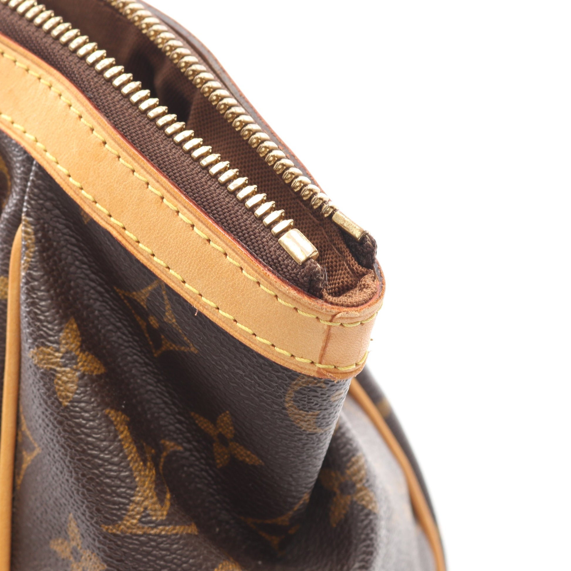 ティヴォリPM モノグラム ハンドバッグ PVC レザー ブラウン ルイヴィトン バッグ LOUIS VUITTON