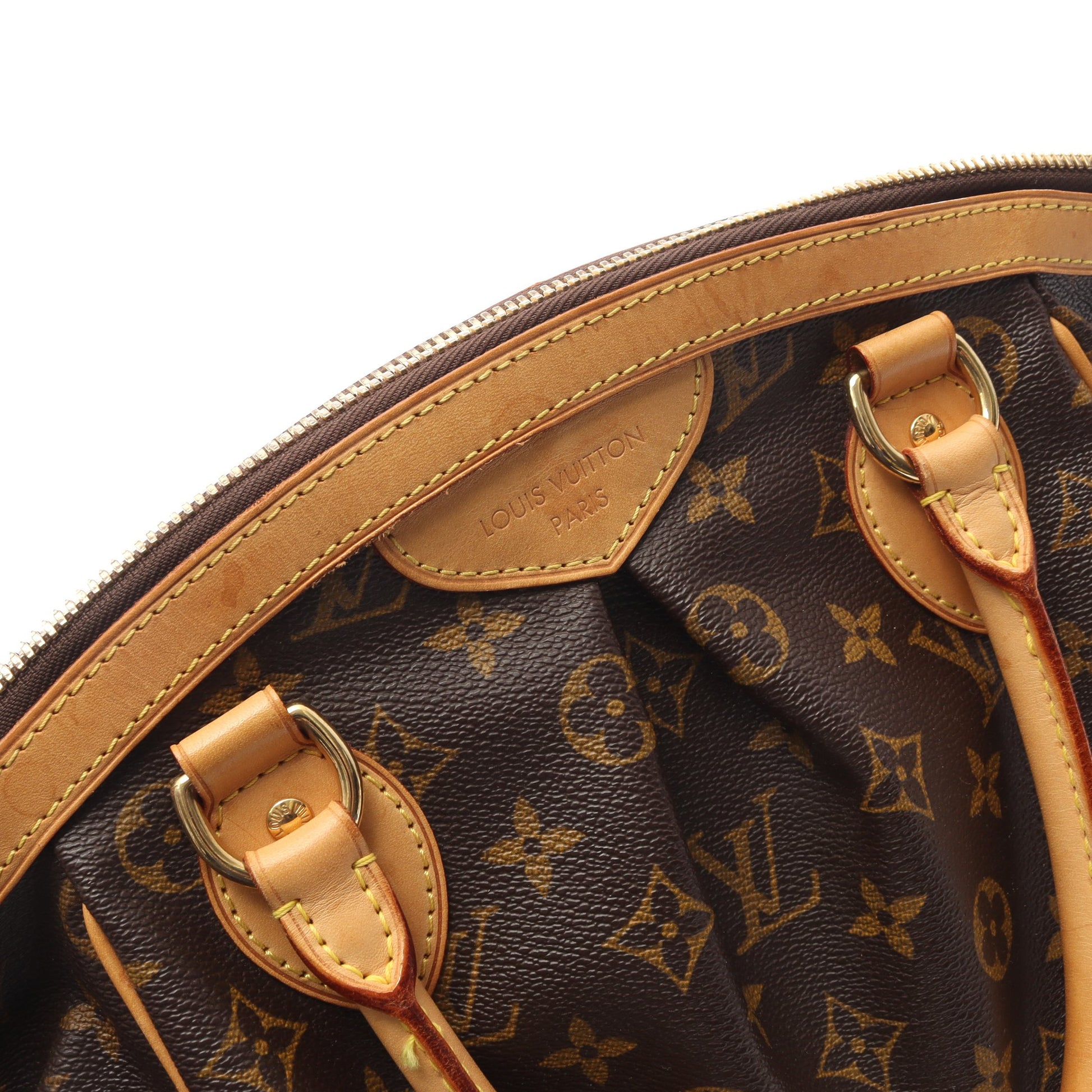 ティヴォリPM モノグラム ハンドバッグ PVC レザー ブラウン ルイヴィトン バッグ LOUIS VUITTON