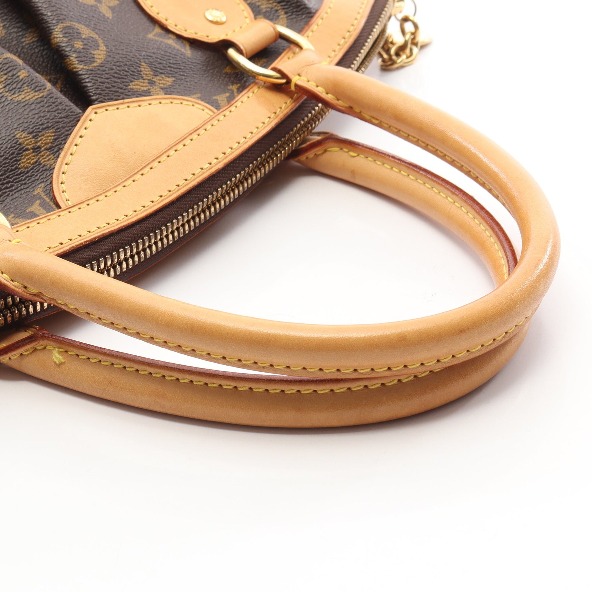 ティヴォリPM モノグラム ハンドバッグ PVC レザー ブラウン ルイヴィトン バッグ LOUIS VUITTON