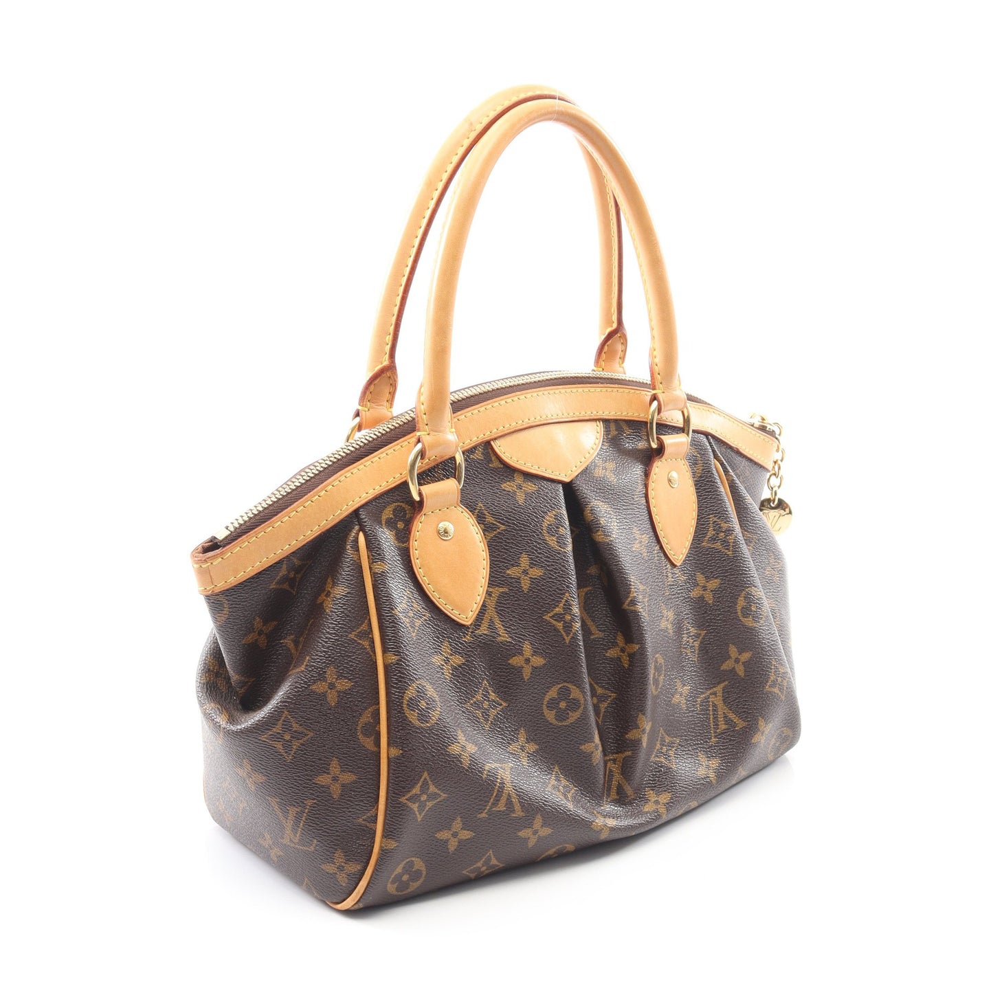 ティヴォリPM モノグラム ハンドバッグ PVC レザー ブラウン ルイヴィトン バッグ LOUIS VUITTON