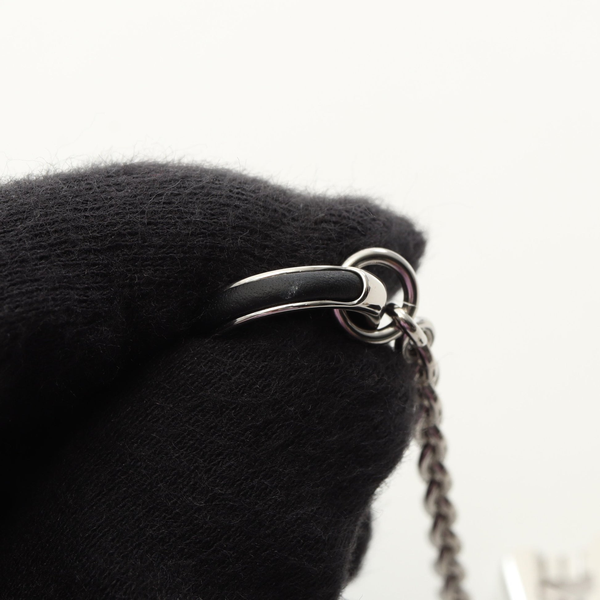 クロシェット ネックレス レザー バッファローホーン ブラック シルバー W刻印 エルメス アクセサリー HERMES
