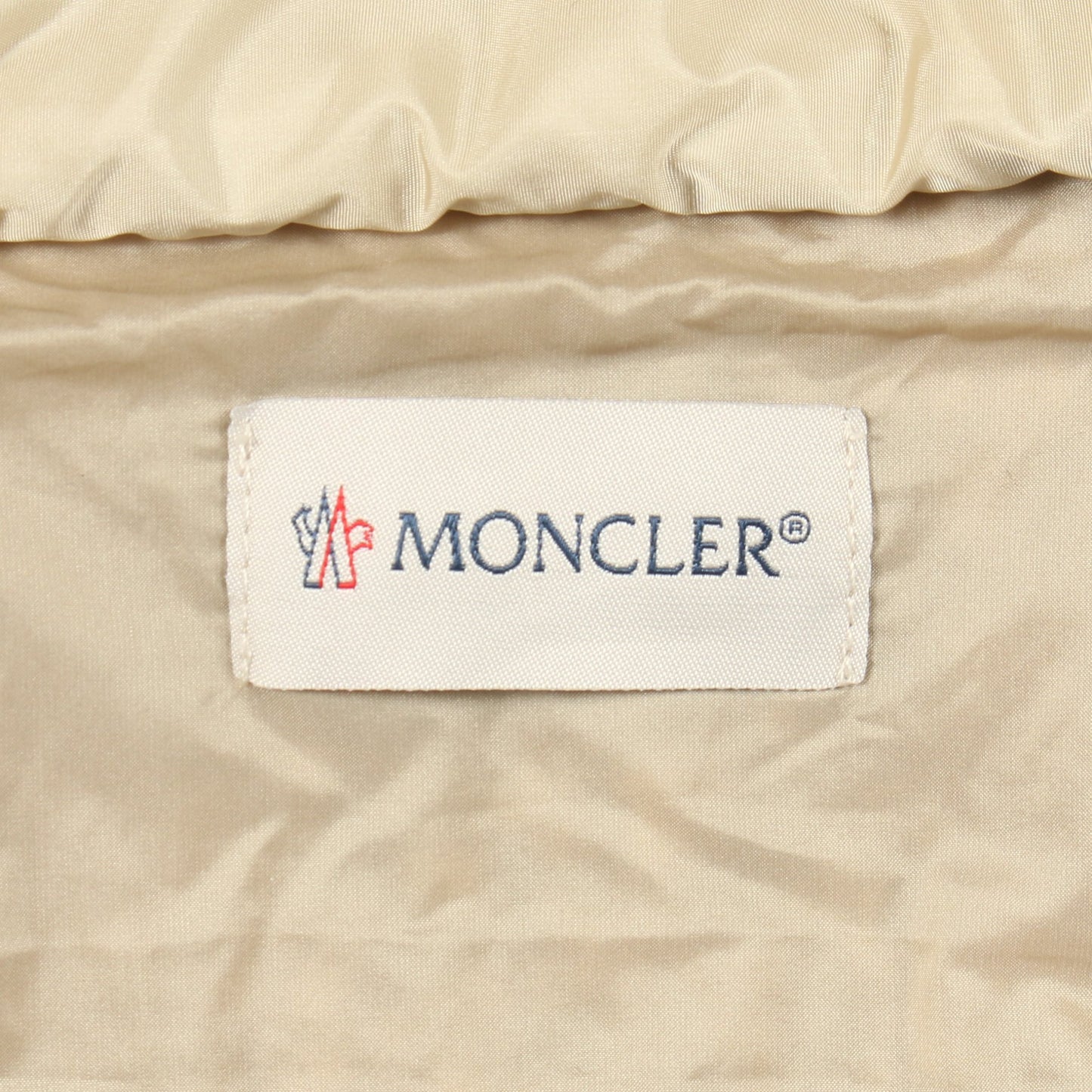 ニット切替 フリースパーカー ブルゾン ウール ナイロン ベージュ モンクレール アウター MONCLER