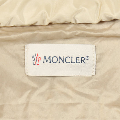 ニット切替 フリースパーカー ブルゾン ウール ナイロン ベージュ モンクレール アウター MONCLER