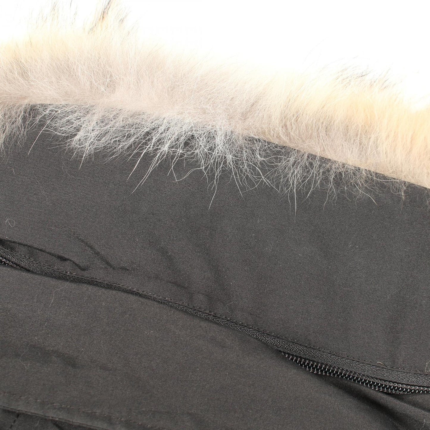 CHATEAU PARKA FUSION FIT ダウンジャケット ブラック フード付き カナダグース