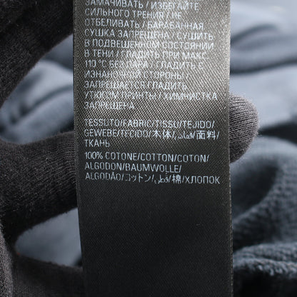 TAPE TYPE RIPPED POCKET HOODIE ダメージ加工 プルオーバーパーカー コットン ブラック バレンシアガ トップス BALENCIAGA