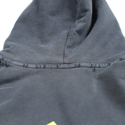 TAPE TYPE RIPPED POCKET HOODIE ダメージ加工 プルオーバーパーカー コットン ブラック バレンシアガ トップス BALENCIAGA