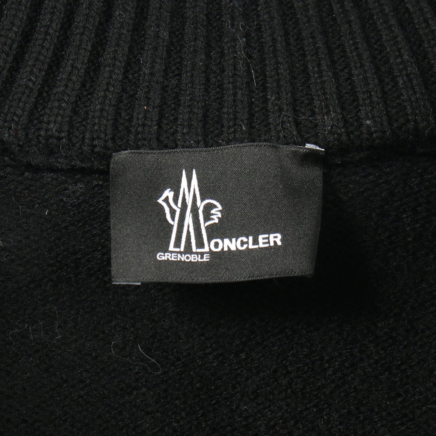 ジャケット ナイロン ウール ブラック ニット切替 中綿 モンクレールグルノーブル アウター MONCLER GRENOBLE