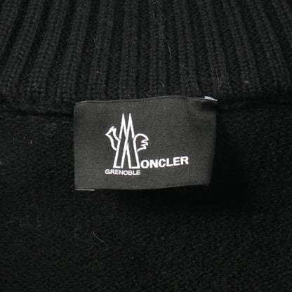ジャケット ナイロン ウール ブラック ニット切替 中綿 モンクレールグルノーブル アウター MONCLER GRENOBLE