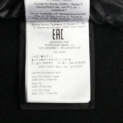 ジャケット ナイロン ウール ブラック ニット切替 中綿 モンクレールグルノーブル アウター MONCLER GRENOBLE
