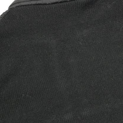 ジャケット ナイロン ウール ブラック ニット切替 中綿 モンクレールグルノーブル アウター MONCLER GRENOBLE