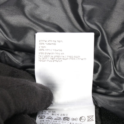 ジャケット ナイロン ウール ブラック ニット切替 中綿 モンクレールグルノーブル アウター MONCLER GRENOBLE