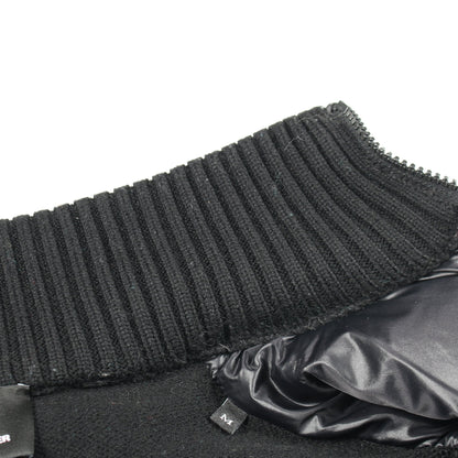 ジャケット ナイロン ウール ブラック ニット切替 中綿 モンクレールグルノーブル アウター MONCLER GRENOBLE