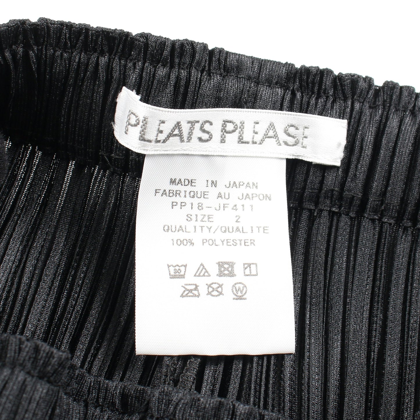 プリーツ イージーパンツ ブラック プリーツプリーズ ボトムス PLEATS PLEASE