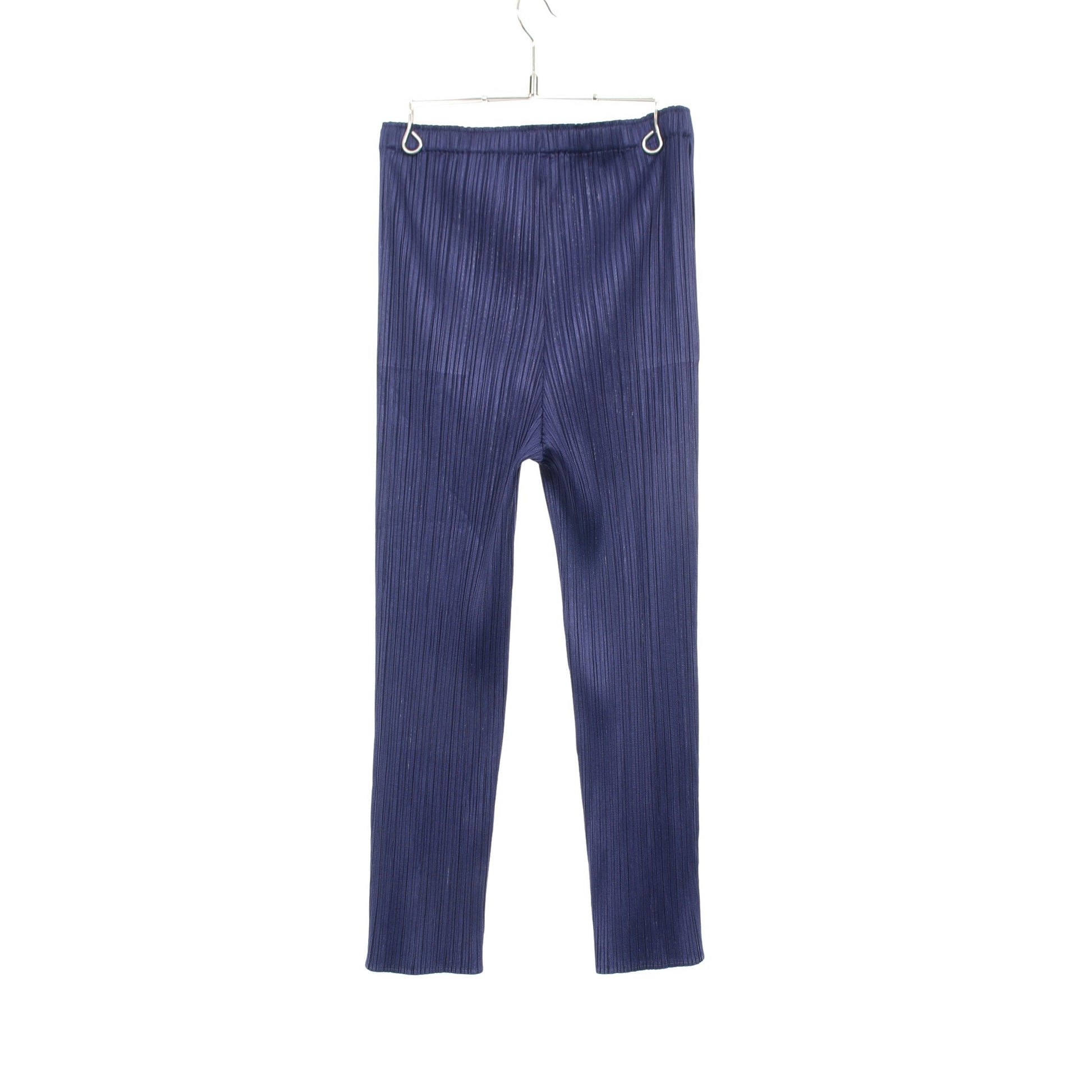 プリーツ イージーパンツ ネイビー プリーツプリーズ ボトムス PLEATS PLEASE