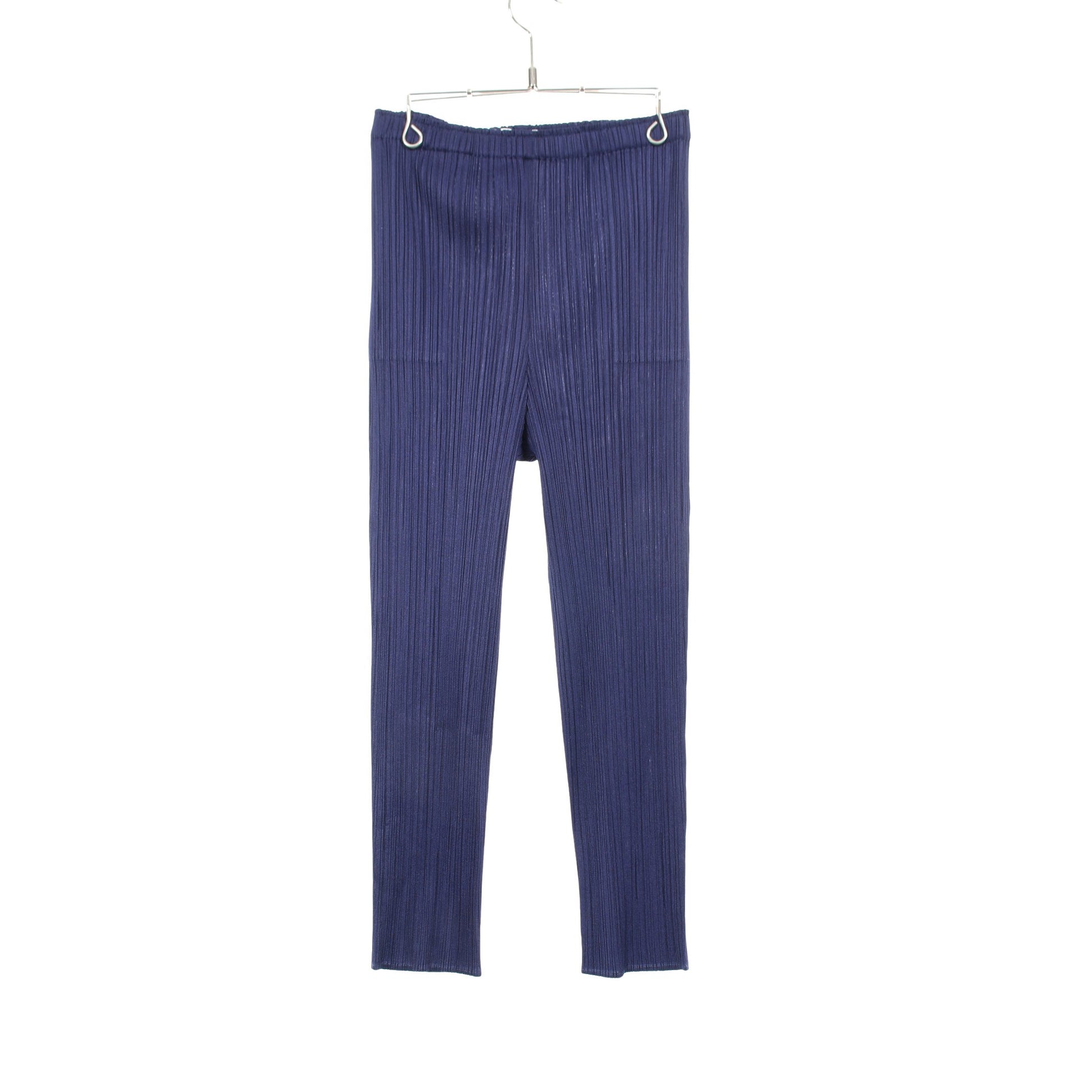 プリーツ イージーパンツ ネイビー プリーツプリーズ ボトムス PLEATS PLEASE