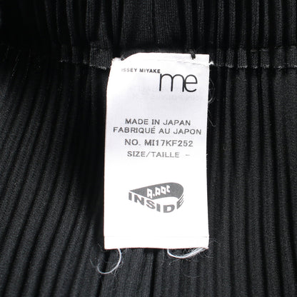 プリーツ イージーパンツ ブラック ミーイッセイミヤケ ボトムス me ISSEY MIYAKE