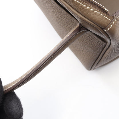 リンディ26 エトゥープ ショルダーバッグ トリヨンクレマンス グレーブラウン シルバー金具 X刻印 エルメス バッグ HERMES
