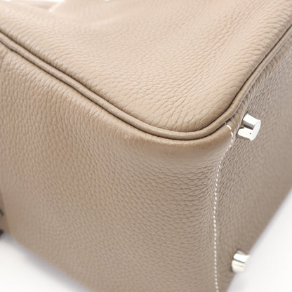 リンディ26 エトゥープ ショルダーバッグ トリヨンクレマンス グレーブラウン シルバー金具 X刻印 エルメス バッグ HERMES
