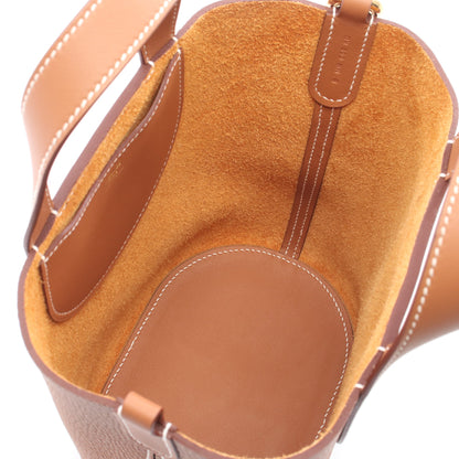 インザループ18 ゴールド ハンドバッグ トリヨンクレマンス ブラウン ゴールド金具 B刻印 エルメス バッグ HERMES