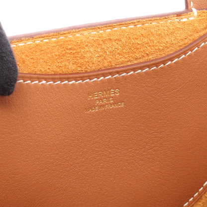 インザループ18 ゴールド ハンドバッグ トリヨンクレマンス ブラウン ゴールド金具 B刻印 エルメス バッグ HERMES