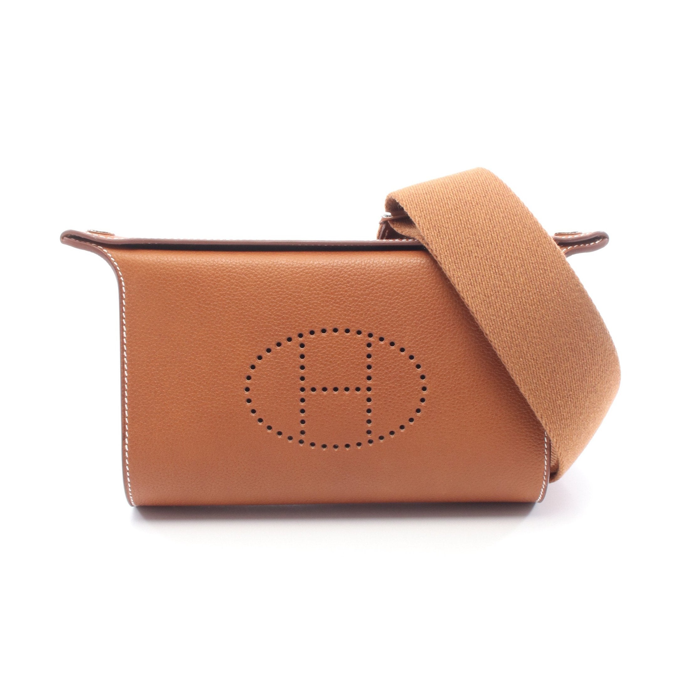 エルメス HERMES ヴィド ポッシュ フォーヴ ショルダーバッグ バッグ レザー バレニアフォーブル バレニアフォーブル W刻印（2024年製造） レディース ブラウン系 【中古】 ヴィド ポッシュ フォーヴ ショルダーバッグ バレニアフォーブル