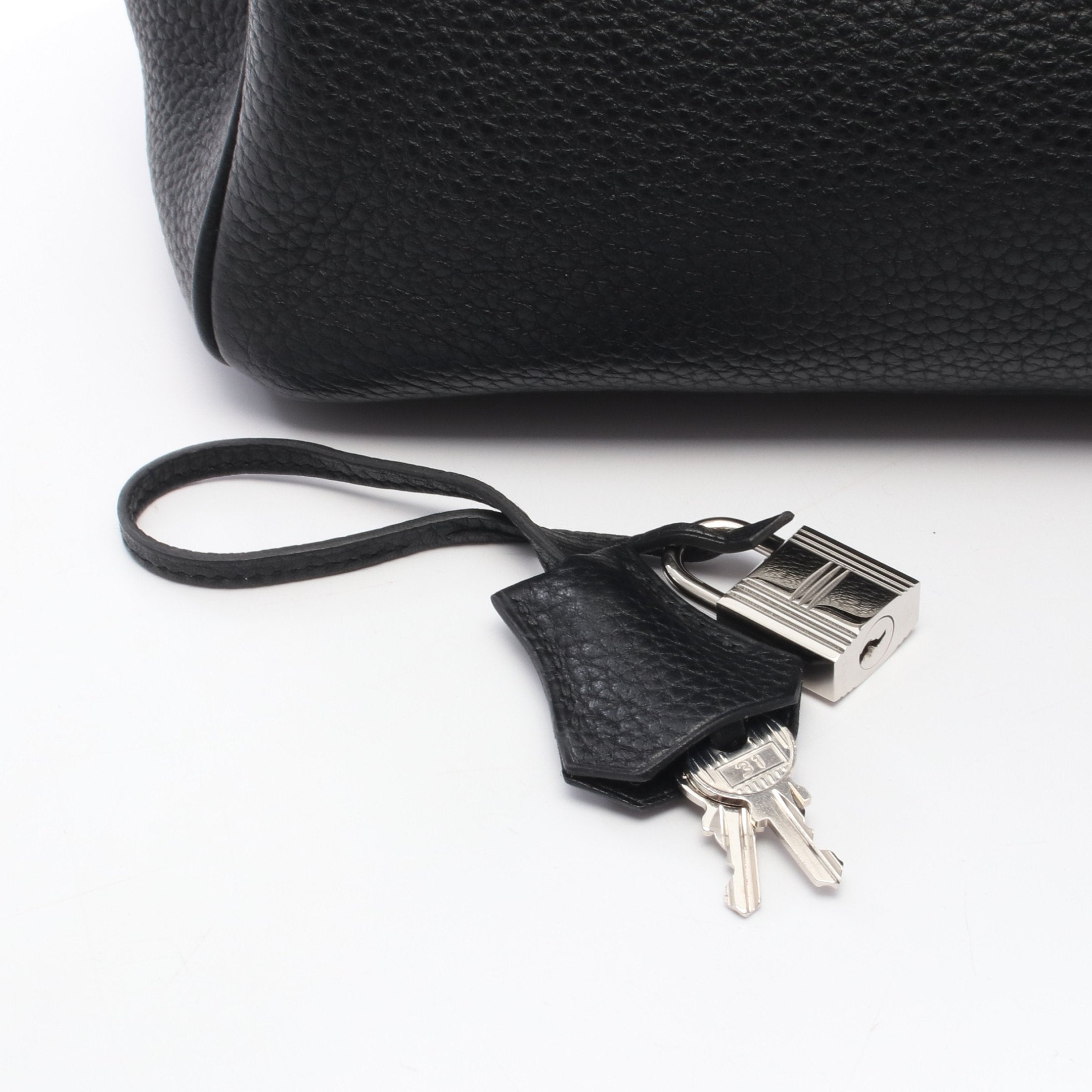 バーキン30 ハンドバッグ トゴ ブラック シルバー金具 T刻印 エルメス