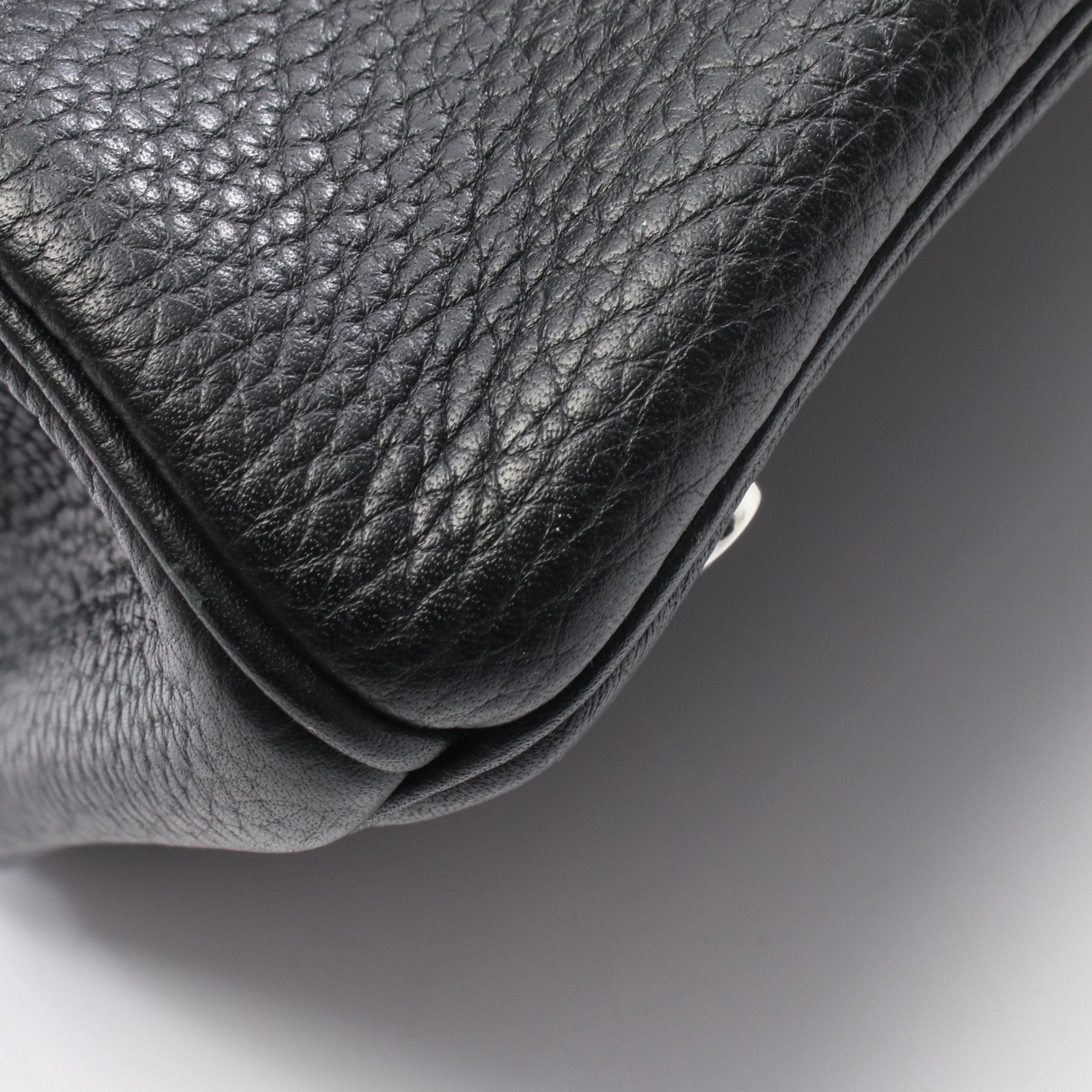 バーキン30 ハンドバッグ トゴ ブラック シルバー金具 T刻印 エルメス