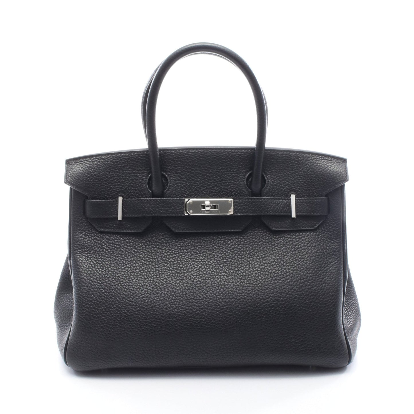 バーキン30 ハンドバッグ トゴ ブラック シルバー金具 T刻印 エルメス バッグ HERMES