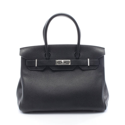 バーキン30 ハンドバッグ トゴ ブラック シルバー金具 T刻印 エルメス バッグ HERMES
