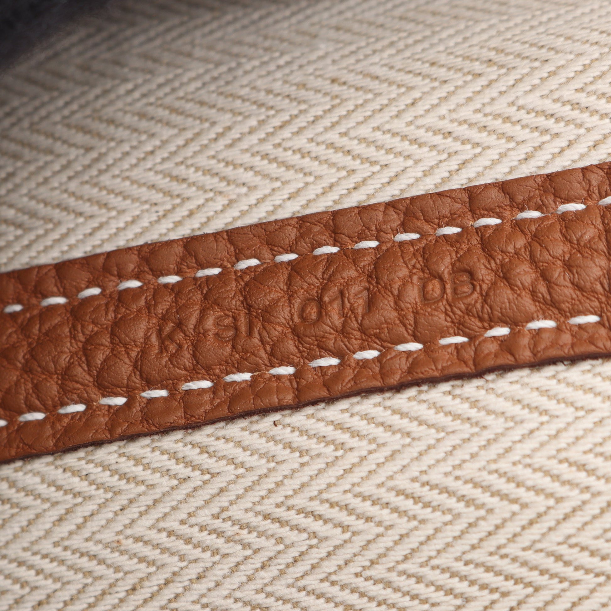 ガーデンパーティTPM ゴールド ハンドバッグ トートバッグ ネゴンダ ブラウン シルバー金具 K刻印 エルメス バッグ HERMES