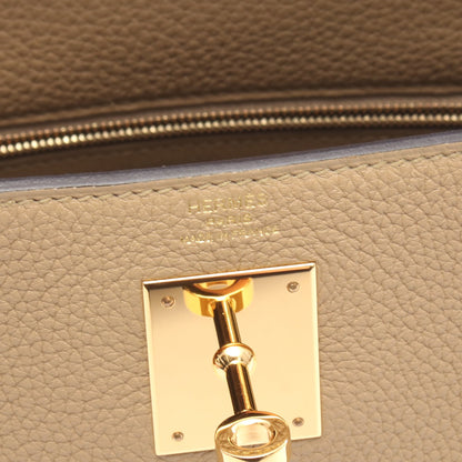 ケリー28 トレンチ ハンドバッグ トゴ ベージュ ゴールド金具 内縫い 2WAY K刻印 エルメス バッグ HERMES