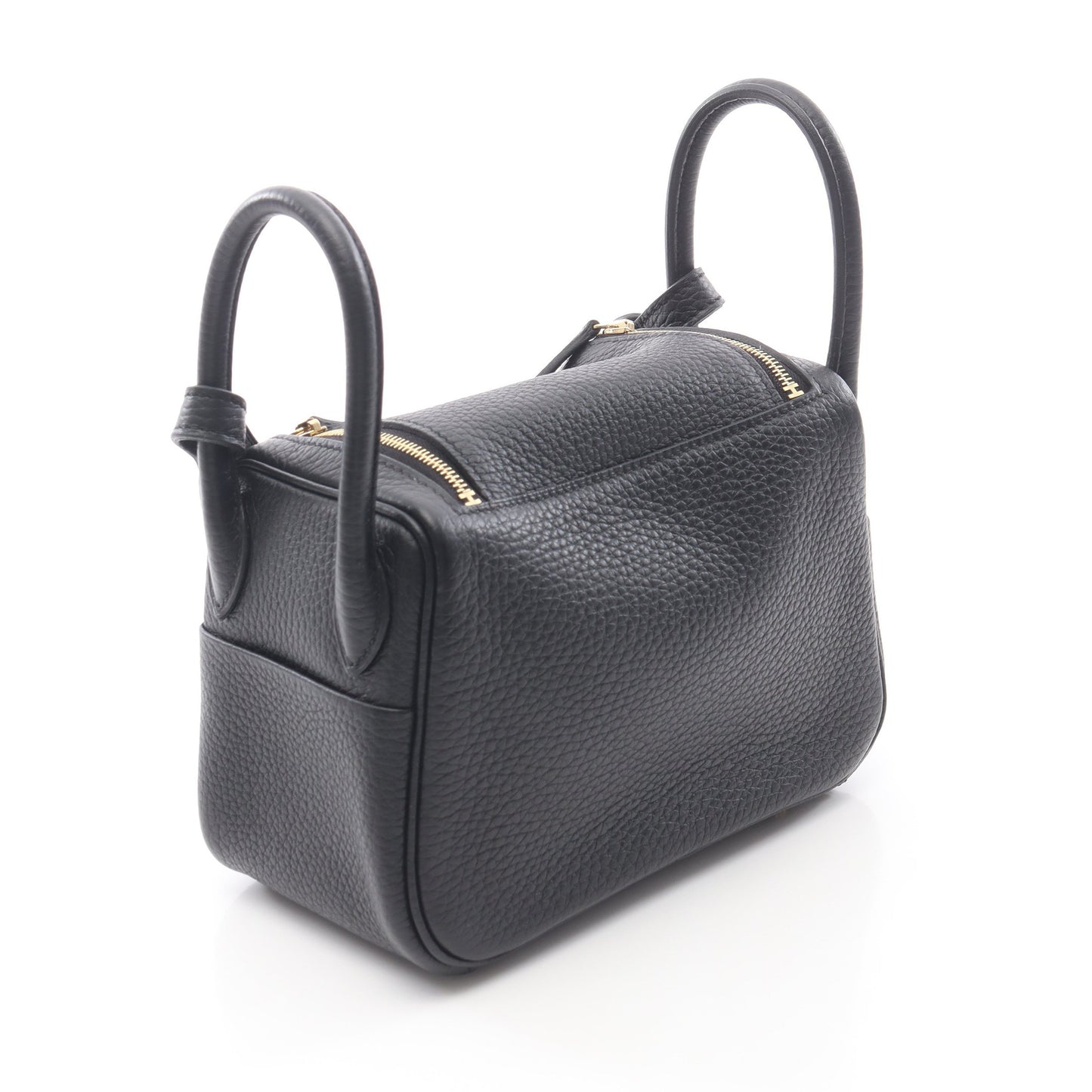 リンディ ミニ ショルダーバッグ トリヨンクレマンス ブラック ゴールド金具 2WAY B刻印 エルメス バッグ HERMES