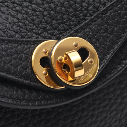 リンディ ミニ ショルダーバッグ トリヨンクレマンス ブラック ゴールド金具 2WAY B刻印 エルメス バッグ HERMES