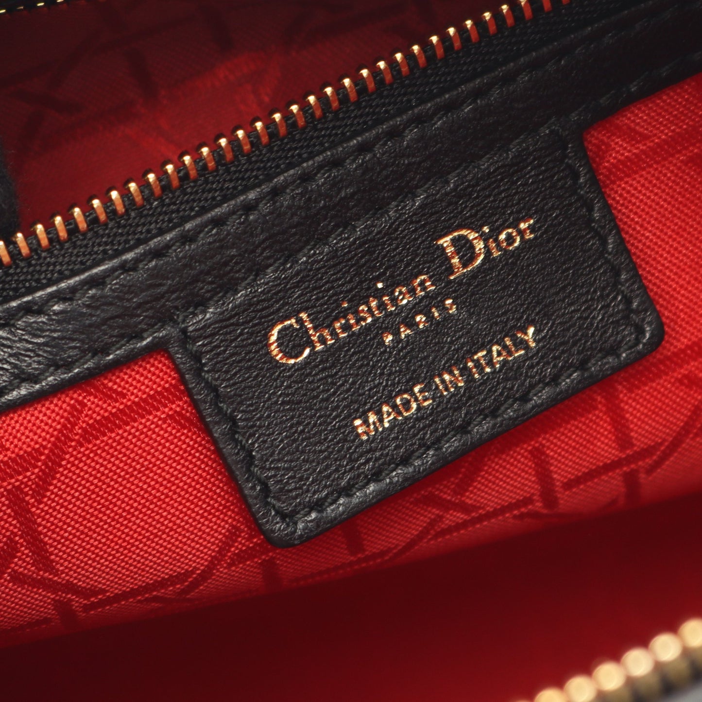 レディディオール ラージ カナージュ ハンドバッグ レザー ブラック 2WAY クリスチャンディオール バッグ Christian Dior