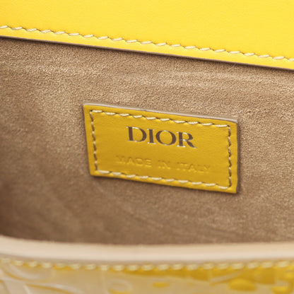 GALLOP ギャロップ ミニ オブリーク ショルダーバッグ エナメルレザー イエロー クリスチャンディオール バッグ Christian Dior