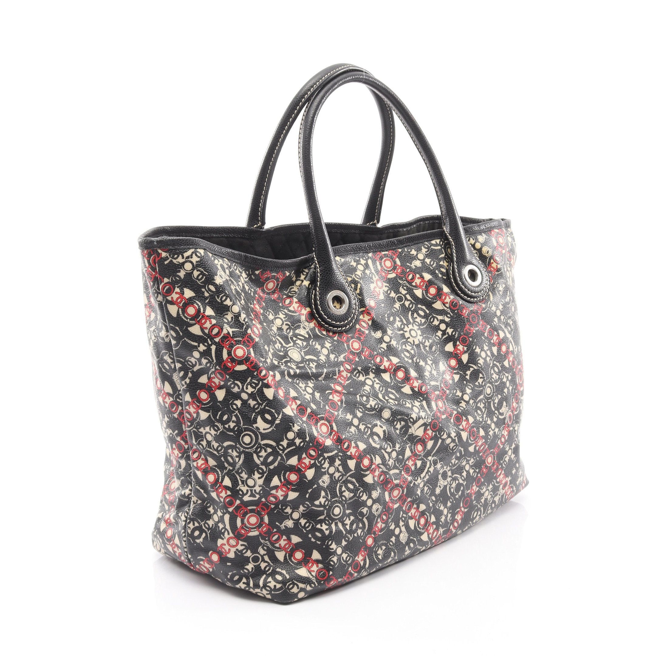 ココストラベル ハンドバッグ トートバッグ PVC レザー ブラック