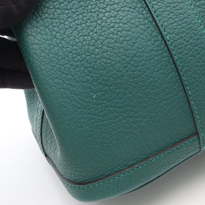 ガーデンパーティTPM マラカイト ハンドバッグ トートバッグ ネゴンダ グリーン シルバー金具 □Q刻印 エルメス バッグ HERMES