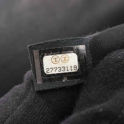 Vステッチ シェブロン Wチェーンショルダーバッグ ラムスキン ブラック ゴールド金具 シャネル バッグ CHANEL