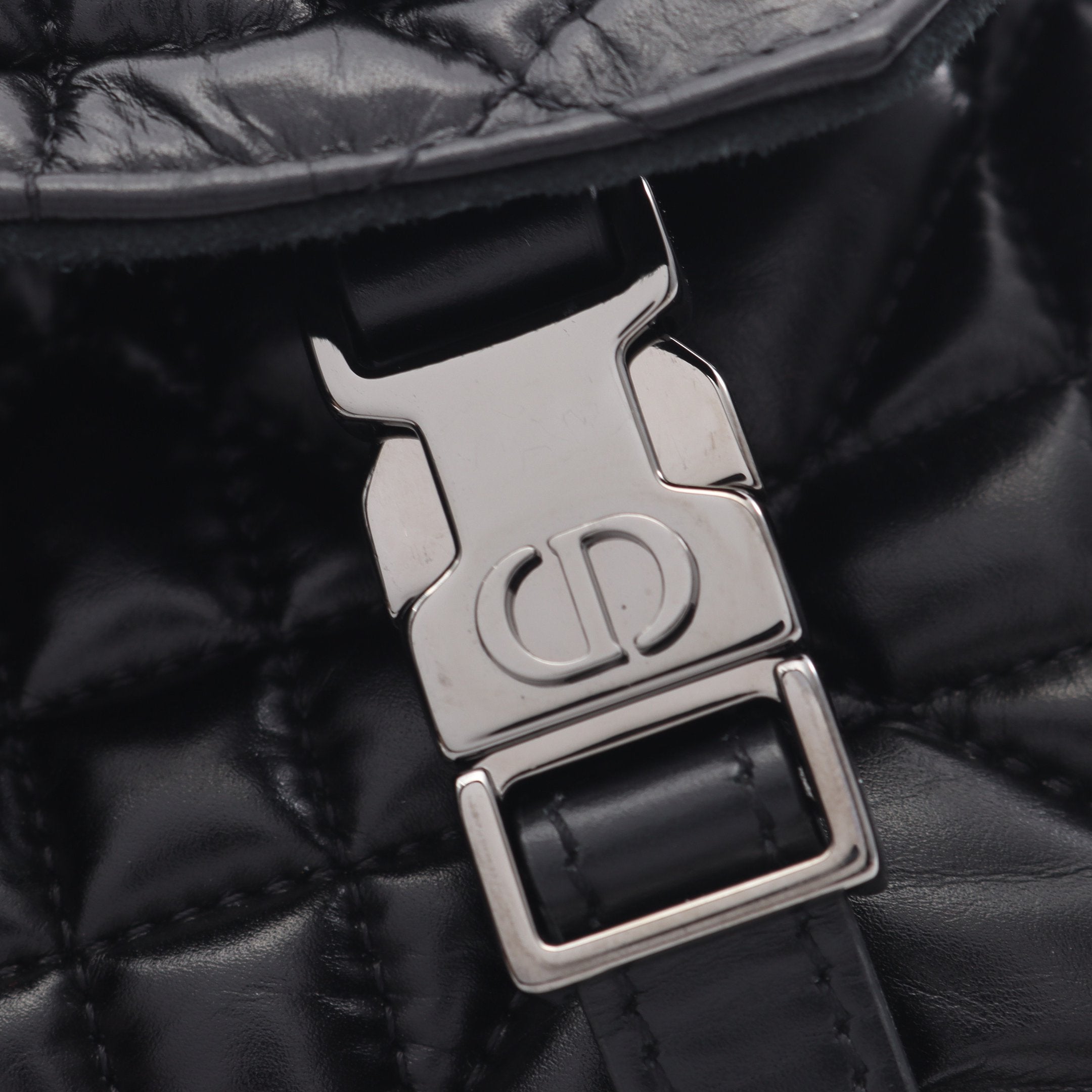 DIOR/ChristianDior(ディオール/クリスチャンディオール) ショルダーバッグ ディオールキャンプ カーキ×黒 CAMP キャンプ スモール マクロカナージュ ショルダーバッグ レザー