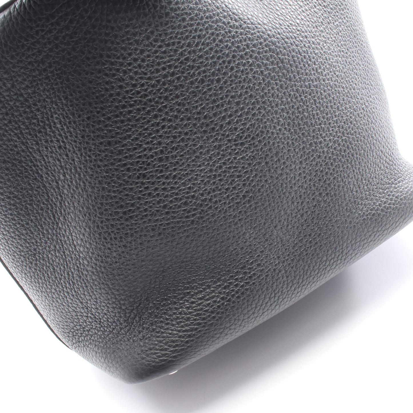 ピコタンロックMM ハンドバッグ トリヨンクレマンス ブラック シルバー金具 B刻印 エルメス バッグ HERMES