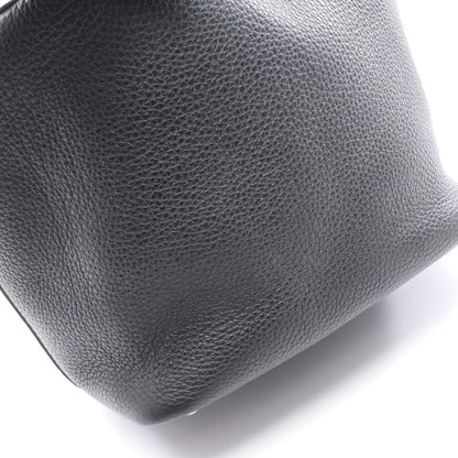 ピコタンロックMM ハンドバッグ トリヨンクレマンス ブラック シルバー金具 B刻印 エルメス バッグ HERMES