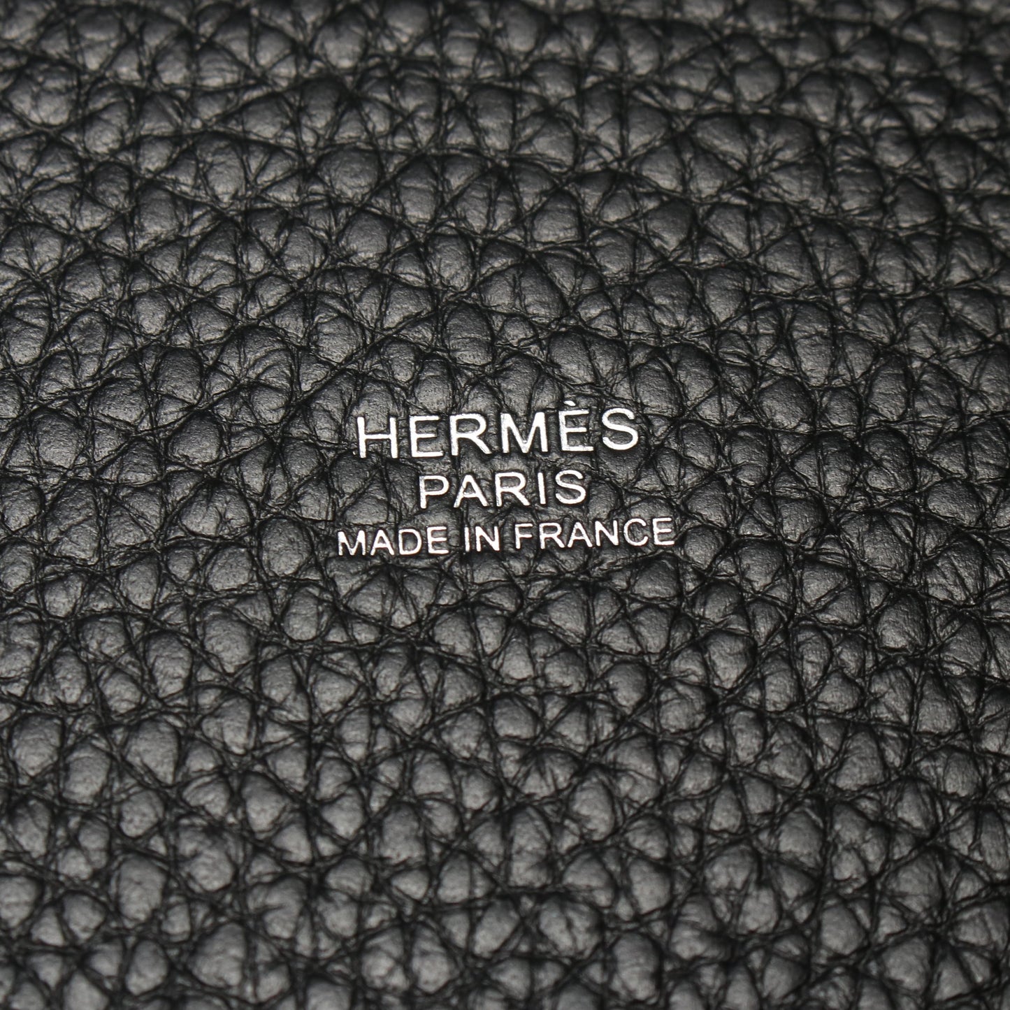 ピコタンロックMM ハンドバッグ トリヨンクレマンス ブラック シルバー金具 B刻印 エルメス バッグ HERMES