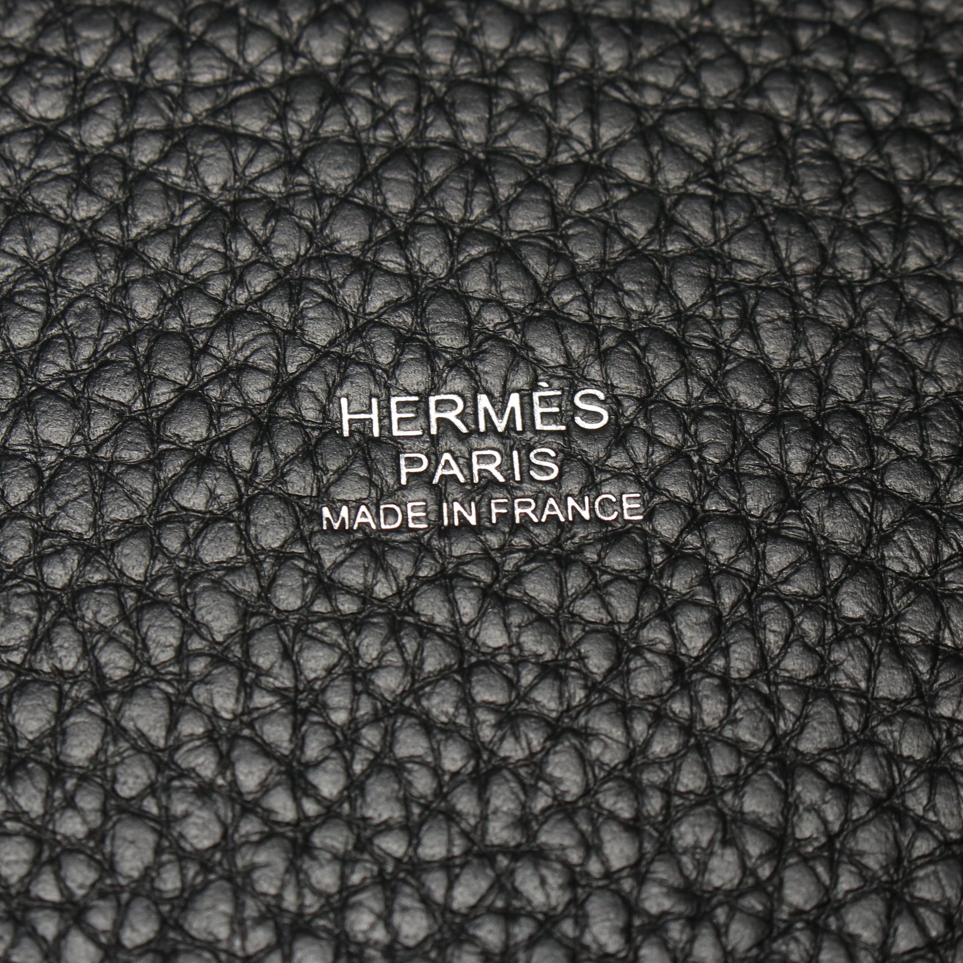 ピコタンロックMM ハンドバッグ トリヨンクレマンス ブラック シルバー金具 B刻印 エルメス バッグ HERMES