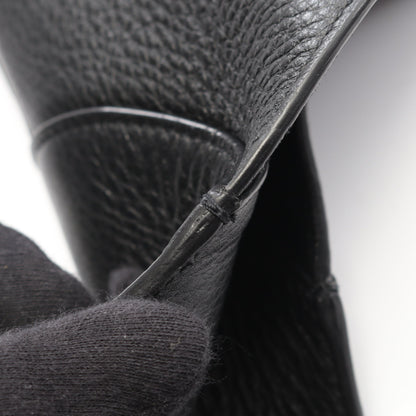 LE 5 A 7 ホーボーバッグ ワンショルダーバッグ レザー ブラック ポーチ付き サンローランパリ バッグ SAINT LAURENT PARIS
